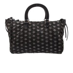 Elegant Black Designer Tote Bag